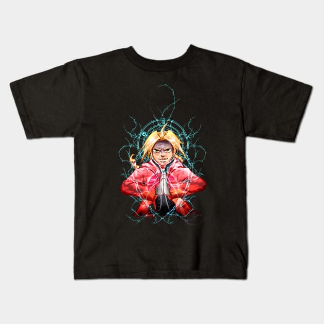 Edward's Transmutation (FMAB) Kids T-Shirt by Arcanekeyblade5